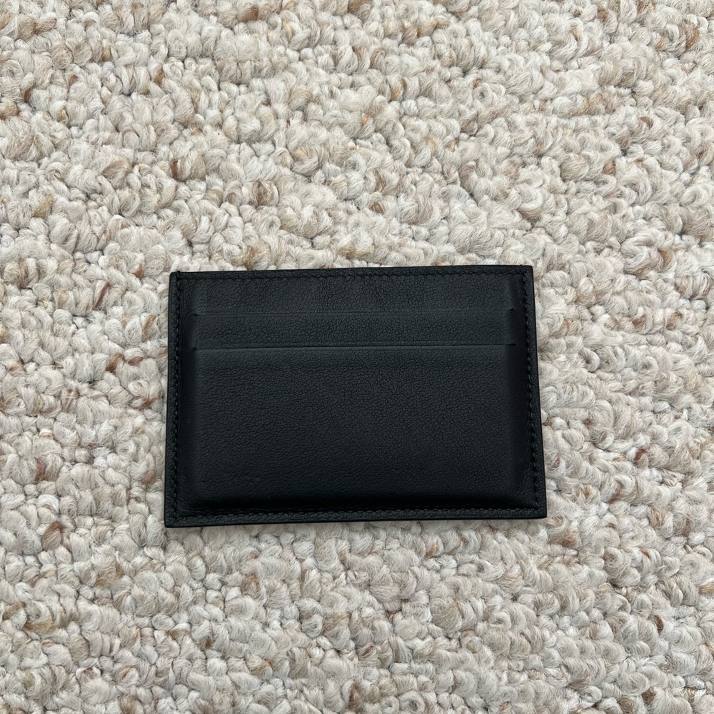 Hermes Black Leather Card Holder - Picture 5 of 8